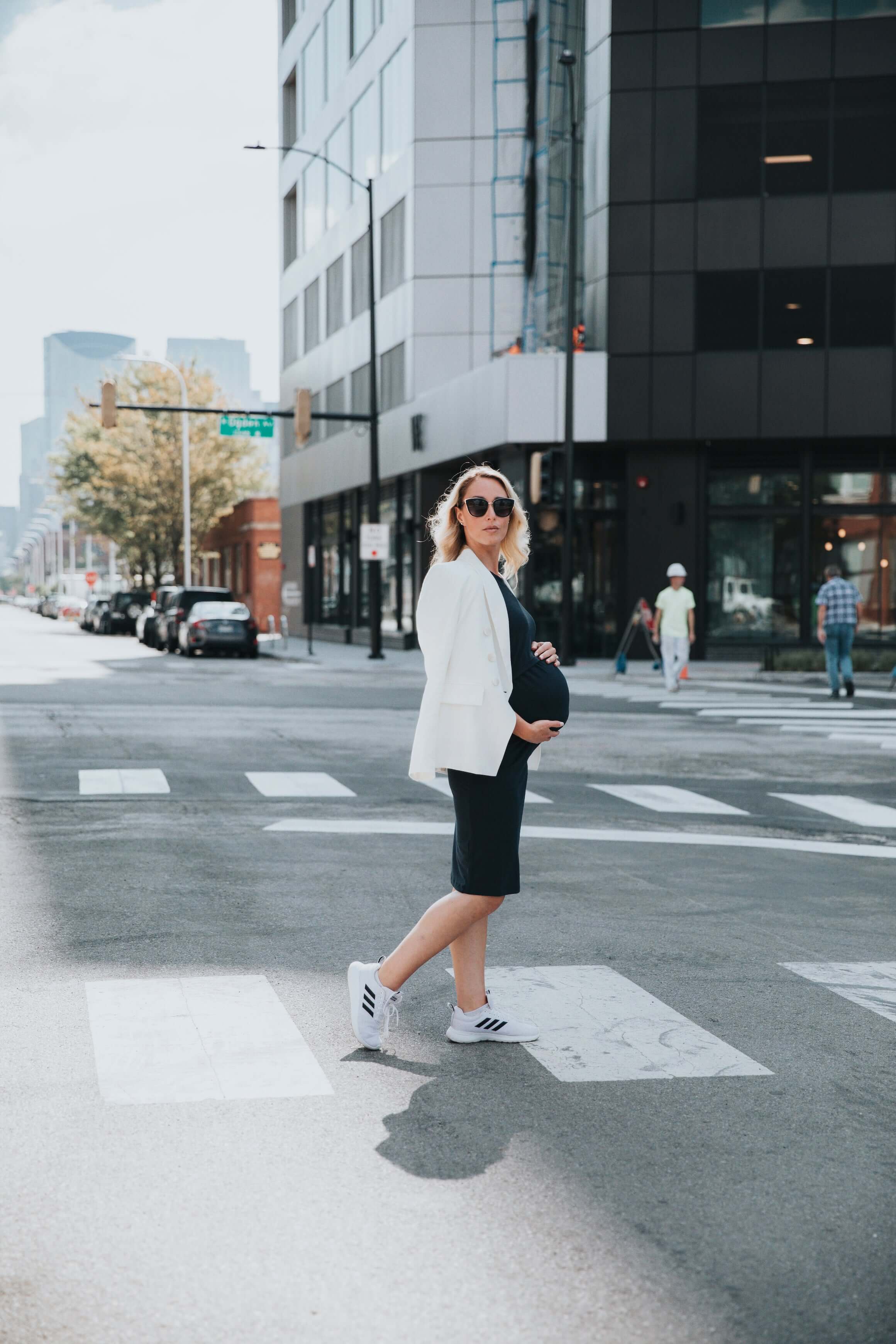 Little Breastfeeding Dress | Navy | Milk & Baby