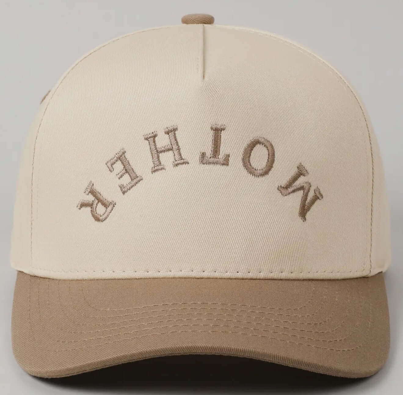 Mother Upside Down Lettering Embroidered Cap | Milk & Baby