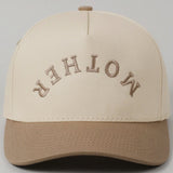 Mother Upside Down Lettering Embroidered Cap
