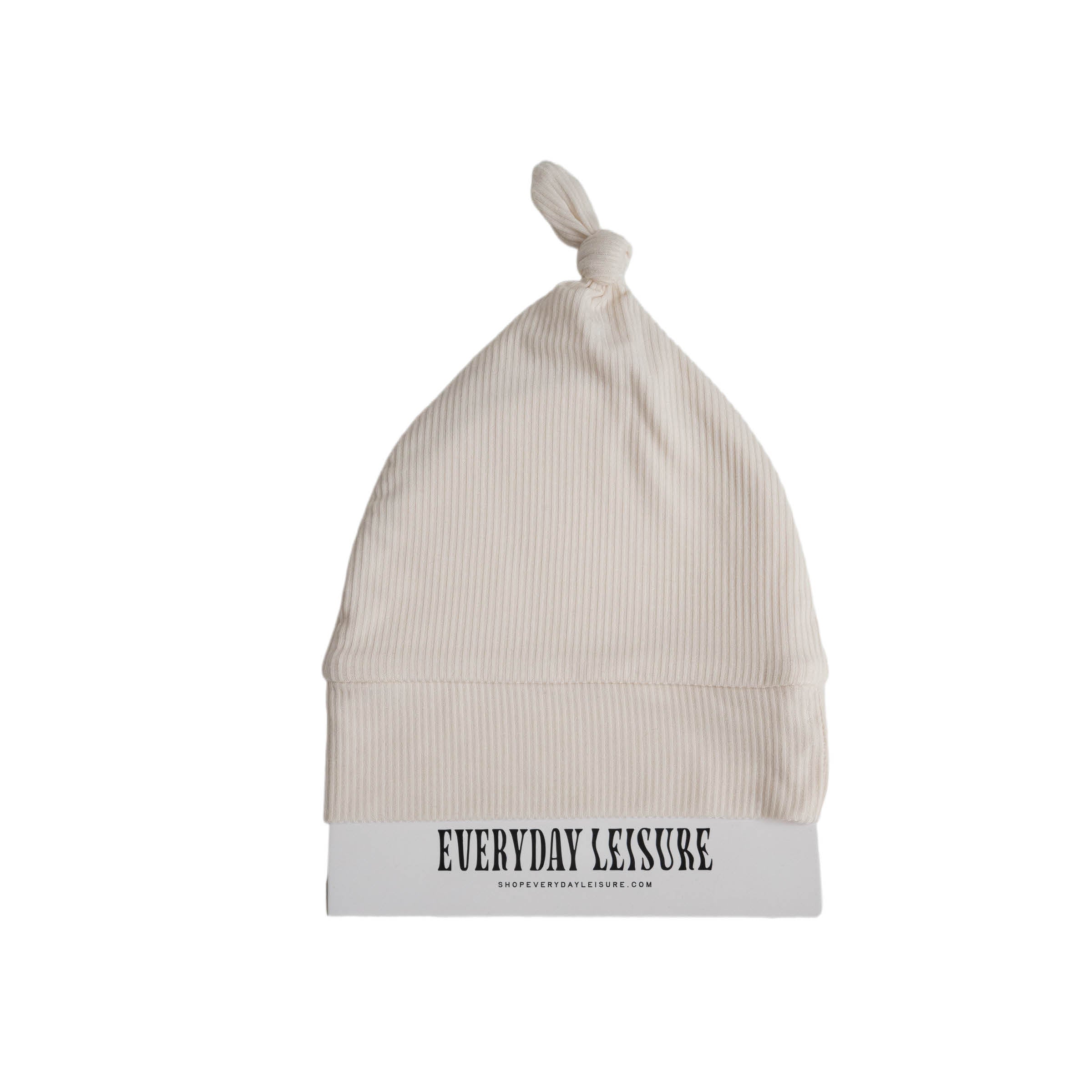 Ivory Ribbed | Beanie | Milk & Baby