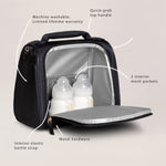 Insulated Bottle Bag - Black | Milk & Baby
