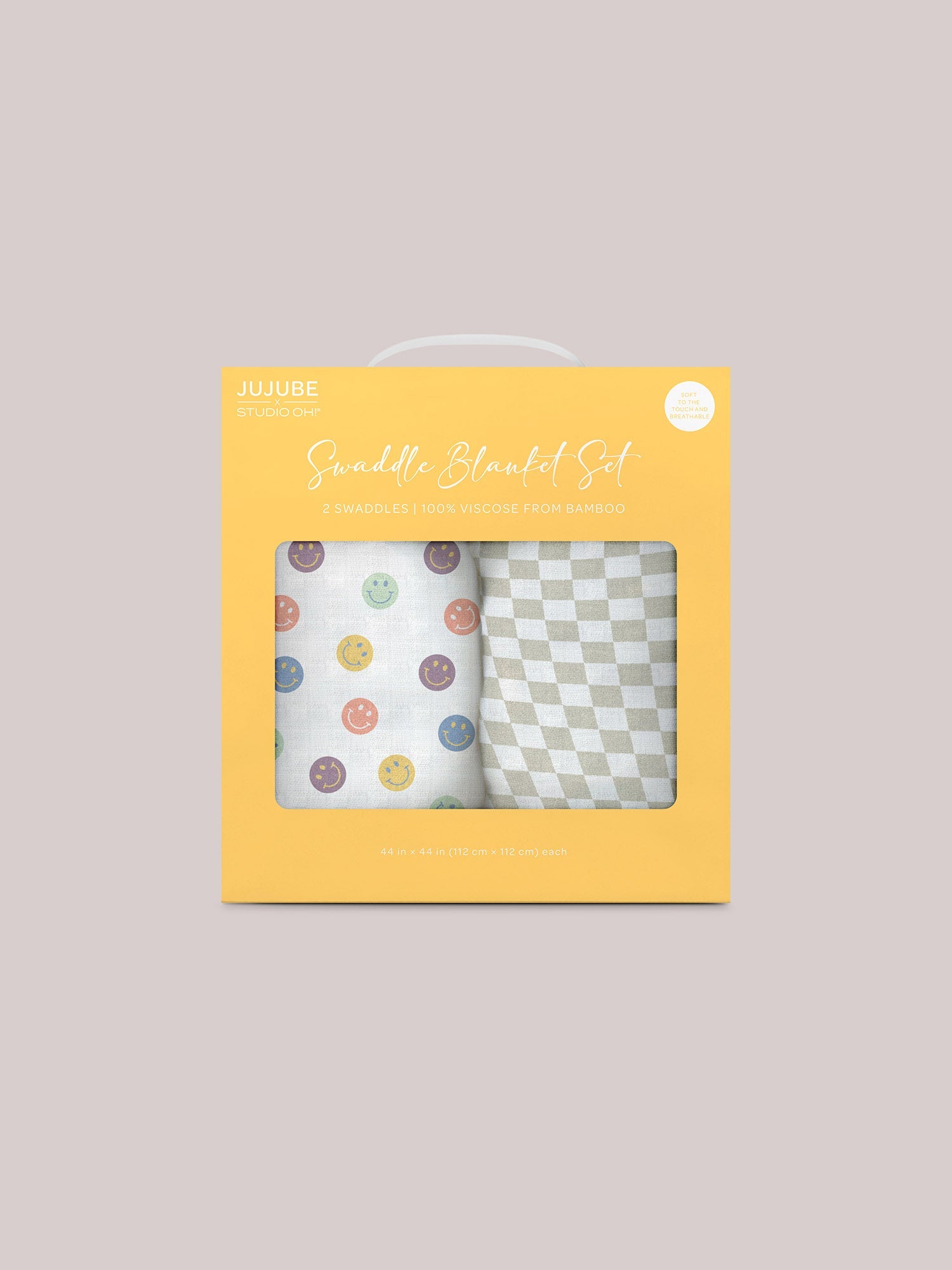 Swaddle Blanket Set | Happy Baby Vibes | Milk & Baby