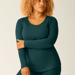 Jane Nursing Pajama Set | Evergreen | Milk & Baby