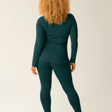 Jane Nursing Pajama Set | Evergreen | Milk & Baby