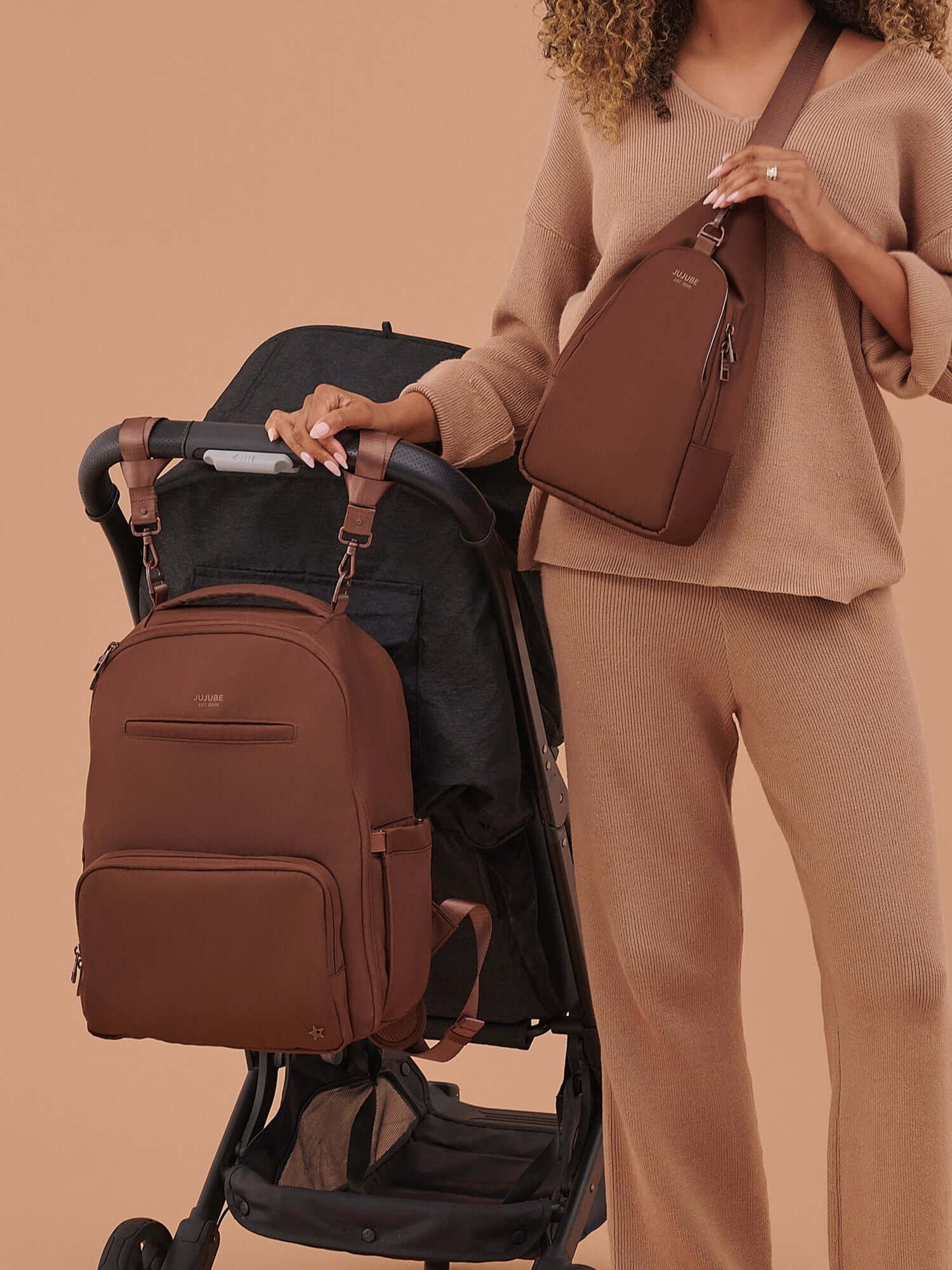 Crossbody Sling - Espresso | Milk & Baby