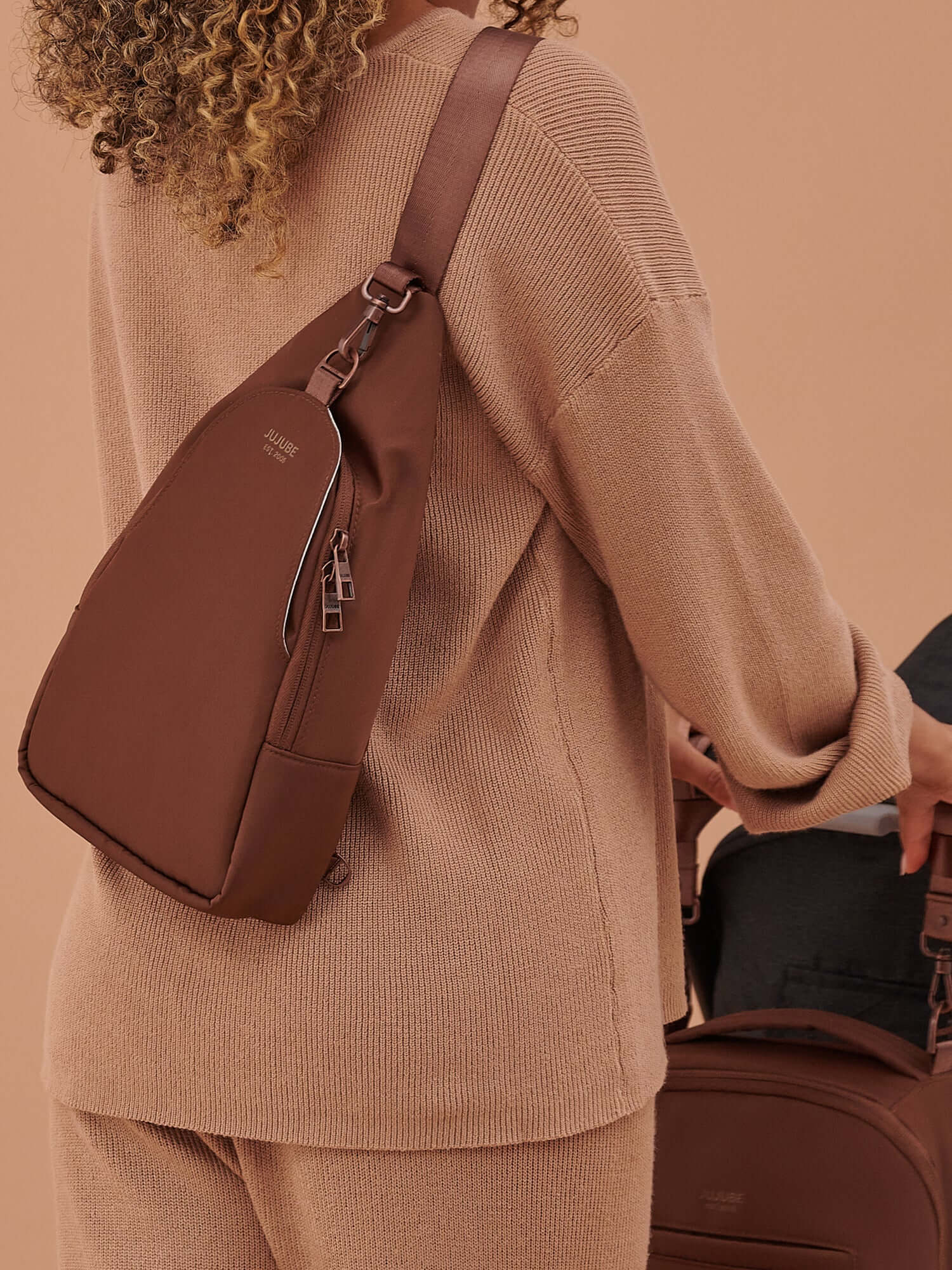 Crossbody Sling - Espresso | Milk & Baby