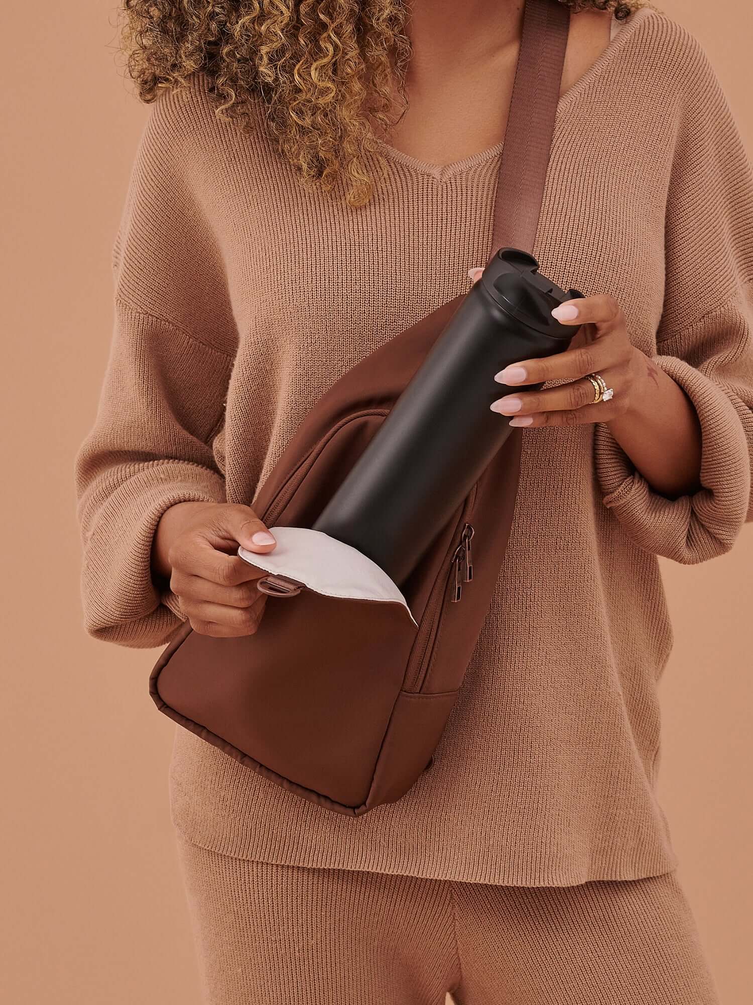 Crossbody Sling - Espresso | Milk & Baby