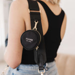 Utility-Strap Tote Diaper Bag - Black | Milk & Baby