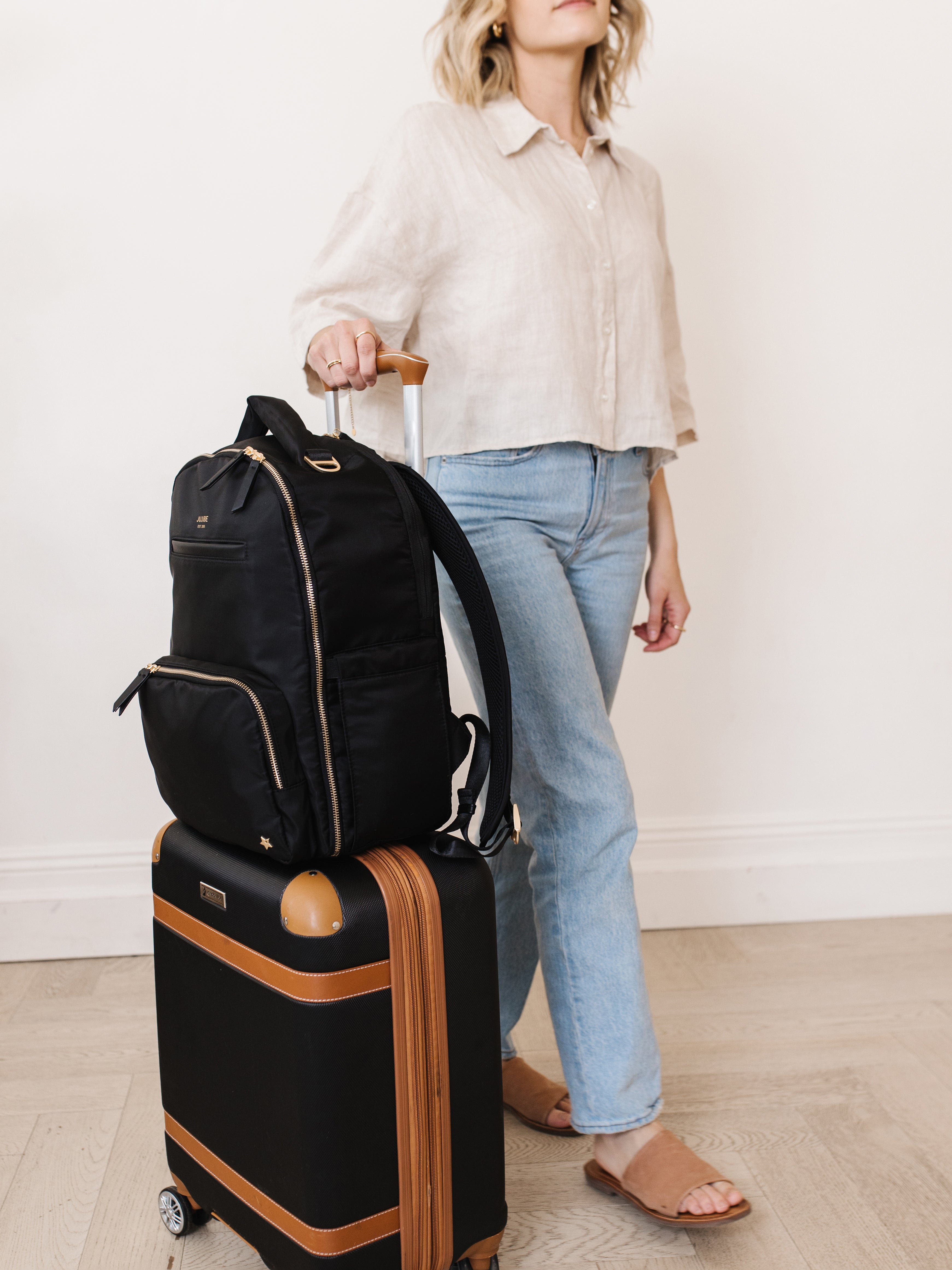 Classic Diaper Backpack - Black | Milk & Baby