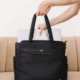 Utility-Strap Tote Diaper Bag - Black | Milk & Baby