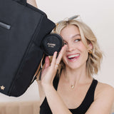Utility-Strap Tote Diaper Bag - Black | Milk & Baby