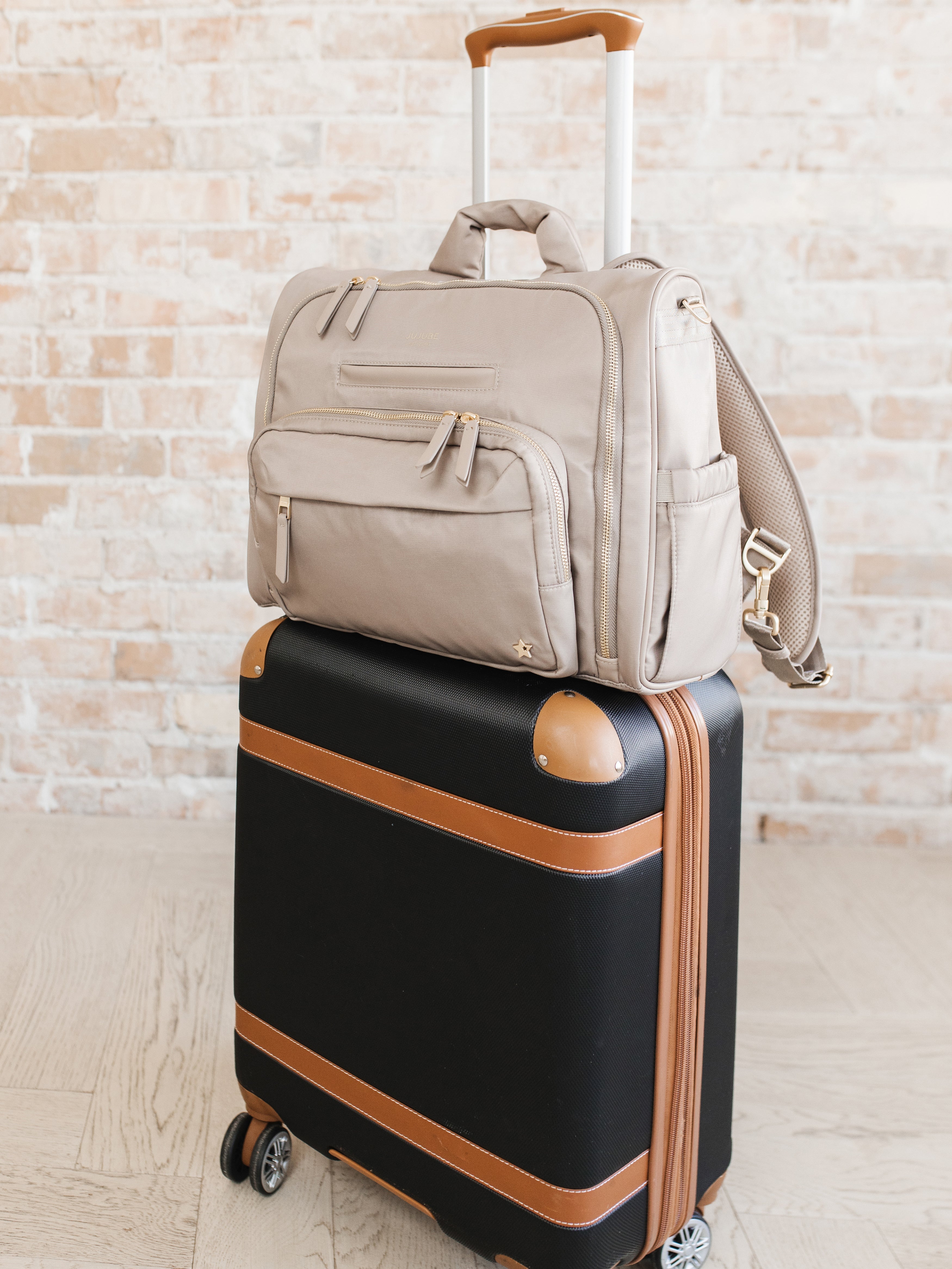Satchel Diaper Bag - Taupe | Milk & Baby