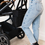Utility-Strap Tote Diaper Bag - Black | Milk & Baby