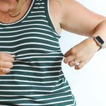 Invisible Zip Breastfeeding Tank Top | Milk & Baby