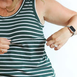 Invisible Zip Breastfeeding Tank Top | Milk & Baby
