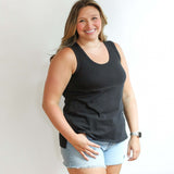 Invisible Zip Breastfeeding Tank Top | Milk & Baby