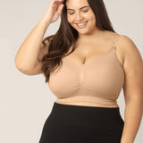 Sublime® Hands-Free Pumping & Nursing Bra | Beige