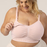 Sublime® Hands-Free Pumping & Nursing Bra | Pink Heather