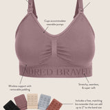 Simply Sublime® Nursing Bra | Redwood | Milk & Baby