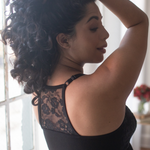 Lucille Maternity & Nursing Nightgown | Black | Milk & Baby