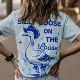 Silly Goose on the Loose Graphic Tee or Crewneck | Milk & Baby