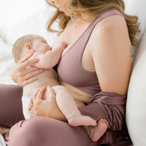 French Terry Racerback Nursing & Sleep Bra | Twilight Milk & Baby