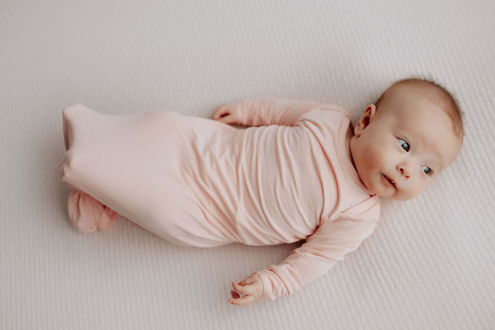 Heavenly Pink Knotted Baby Gown | Milk & Baby