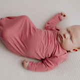 Rose Knotted Newborn Baby Gown