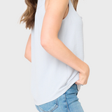 Crochet Ruffle Placket Button Front Blouse