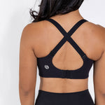 Cadence Nursing Pumping Bra Black detail