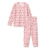 Christmas Ho-Ho-Ho Family Matching Ultra-Soft Bamboo Pajamas | Get the whole family photo-ready in these ultra-soft bamboo Christmas matching pajamas. Featuring a playful Ho-Ho-Ho print, each style is crafted from a breathable, hypoallergenic bamboo-spand