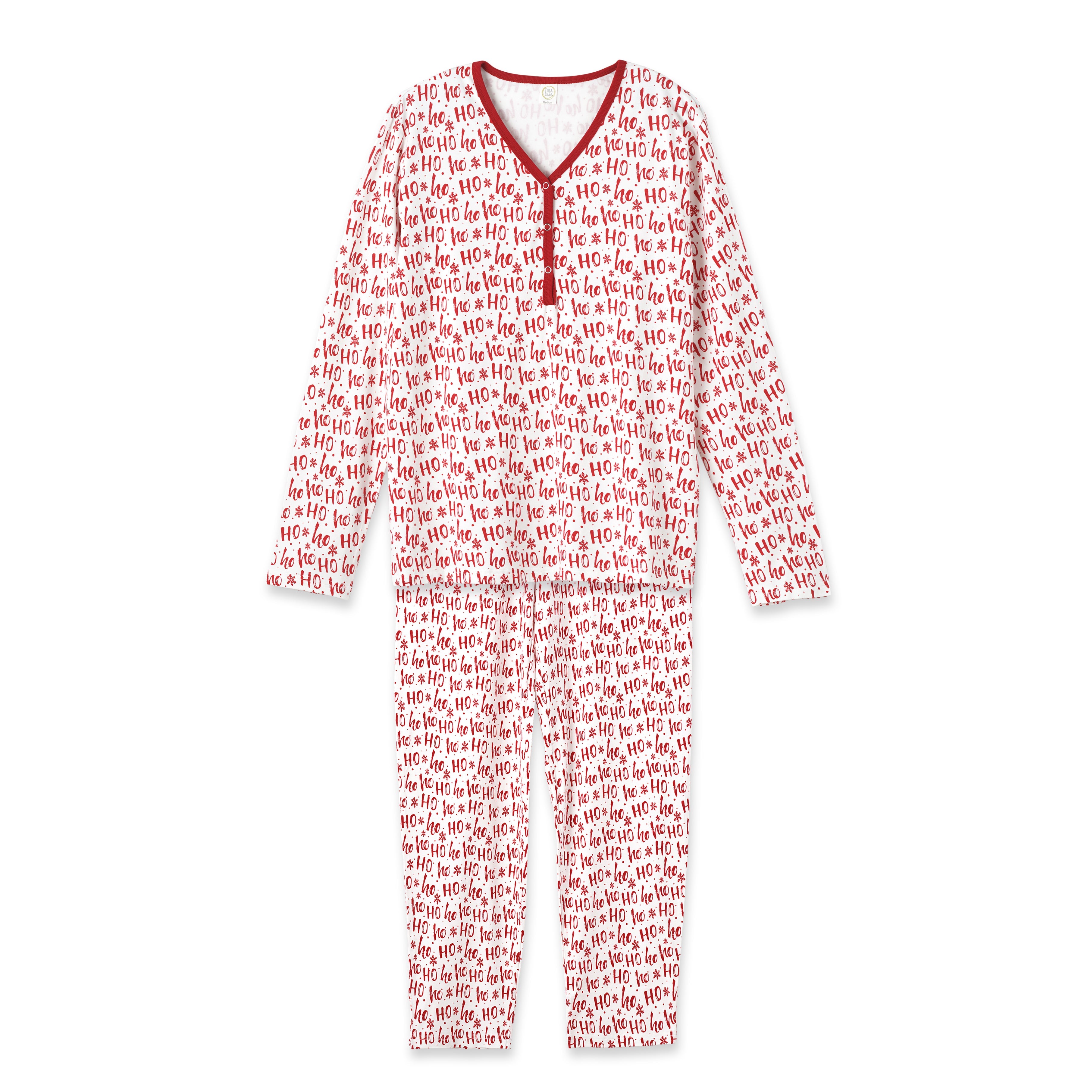 Christmas Ho-Ho-Ho Family Matching Ultra-Soft Bamboo Pajamas | Get the whole family photo-ready in these ultra-soft bamboo Christmas matching pajamas. Featuring a playful Ho-Ho-Ho print, each style is crafted from a breathable, hypoallergenic bamboo-spand