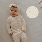 Lucy | Bamboo Zip Pajamas | Milk & Baby