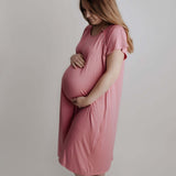Rose Mommy Labor & Delivery Gown | Milk & Baby