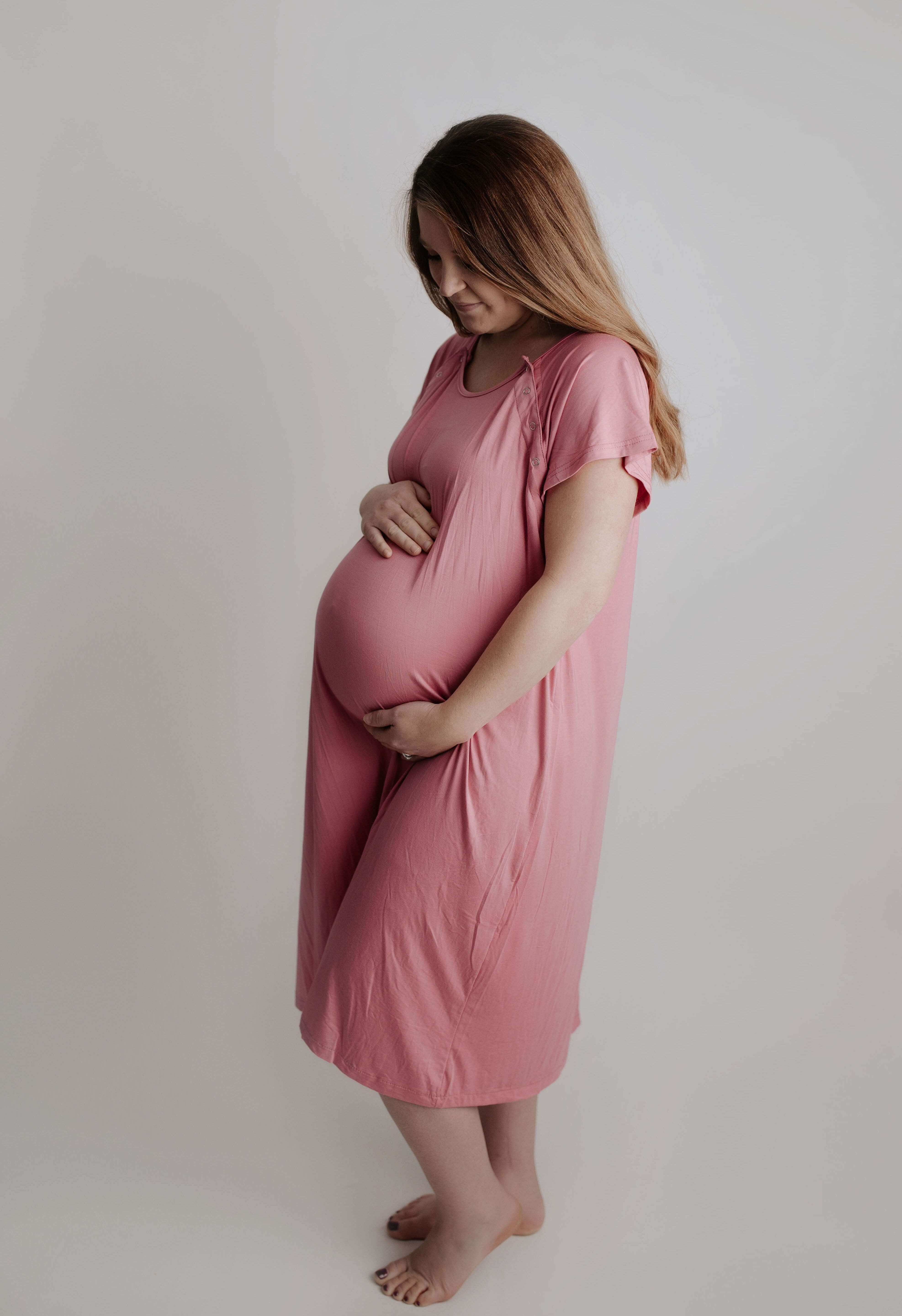 Rose Mommy Labor & Delivery Gown | Milk & Baby