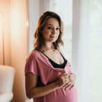 Rose Mommy Labor & Delivery Gown | Milk & Baby