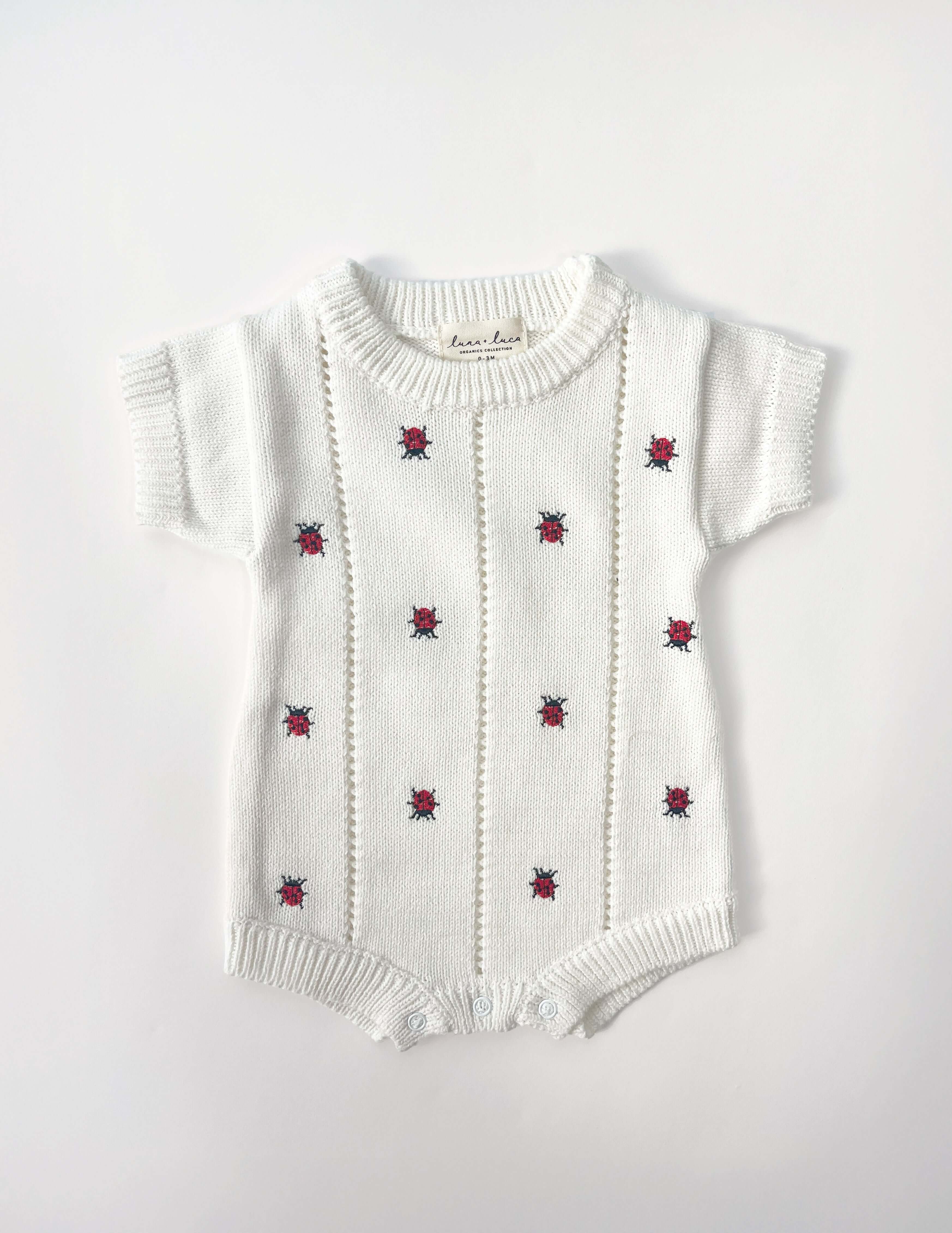 Ladybug Organic Romper | Milk & Baby