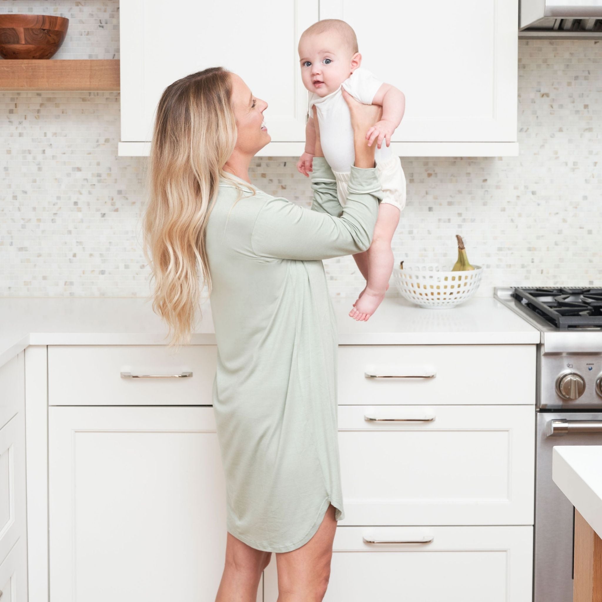 The Sage CloudLuxe Nightshirt | Milk & Baby