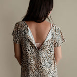 Leopard Print Labor & Delivery Gown | Milk & Baby