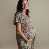 Leopard Print Labor & Delivery Gown | Milk & Baby