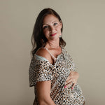 Leopard Print Labor & Delivery Gown | Milk & Baby
