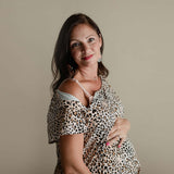 Leopard Print Labor & Delivery Gown | Milk & Baby