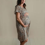 Leopard Print Labor & Delivery Gown | Milk & Baby