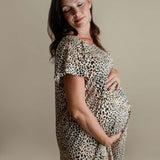 Leopard Print Labor & Delivery Gown | Milk & Baby