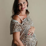 Leopard Print Labor & Delivery Gown | Milk & Baby
