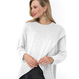 Let Loose Crossover Long Sleeve Maternity/Nursing Knit Top