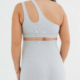 AXK CORE Cross Body Nursing Bra Light Gray | Milk & Baby