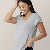 Everyday Maternity & Nursing T-shirt | Grey Heather