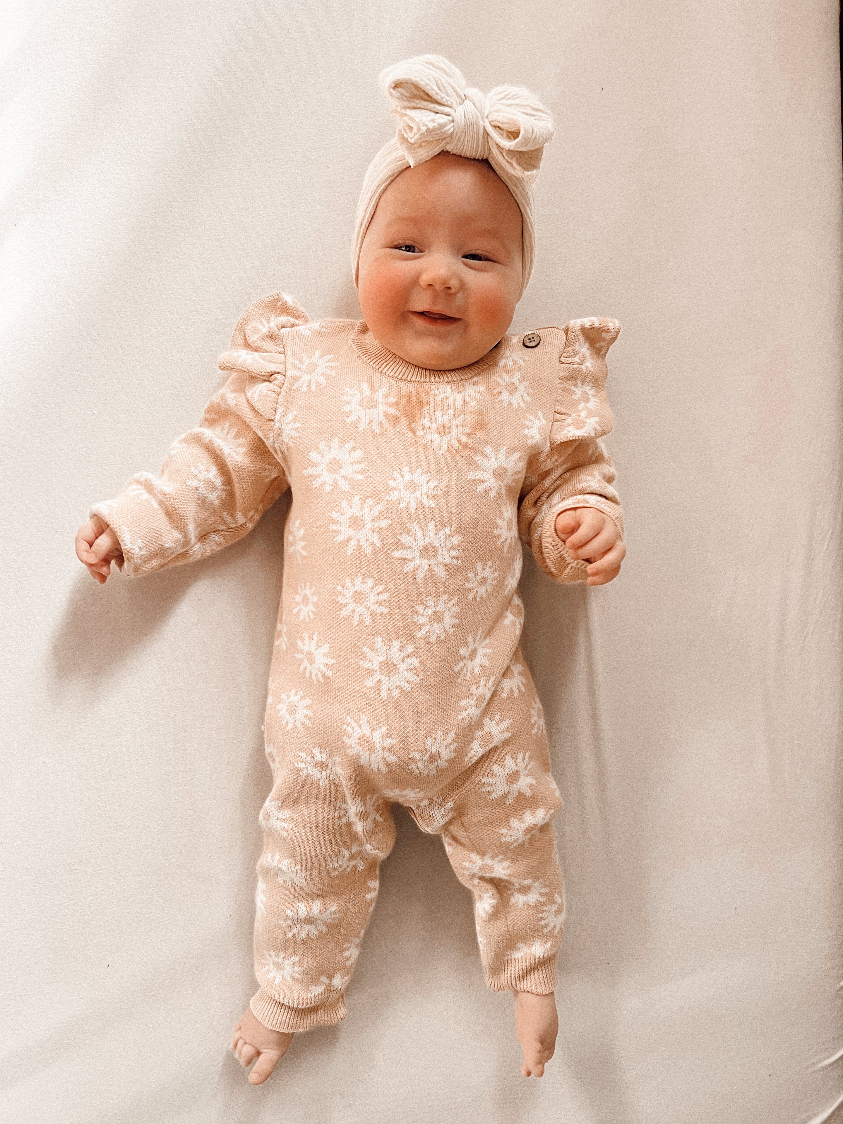 Luna + Luca Floral Jacquard Jumpsuit | Milk & Baby