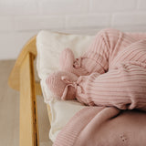 Blush Pink Knit Wrap Set